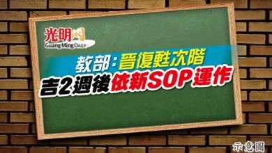 Photo of 教部：晉復甦次階 吉2週後依新SOP運作