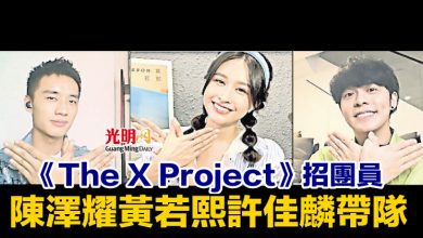 Photo of 《The X Project》招團員 陳澤耀黃若熙許佳麟帶隊