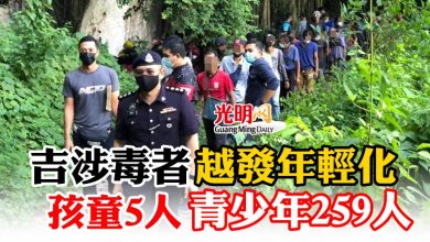 Photo of 吉涉毒者越發年輕化  孩童5人 青少年259人