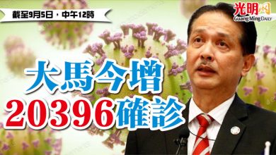 Photo of 大馬今增20396確診