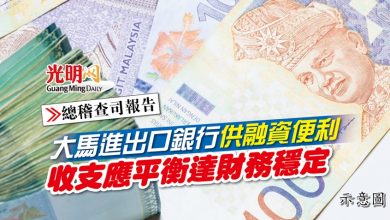 Photo of 【總稽查司報告】大馬進出口銀行供融資便利 收支應平衡達財務穩定