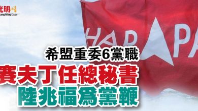 Photo of 希盟重委6黨職 賽夫丁任總秘書 陸兆福為黨鞭