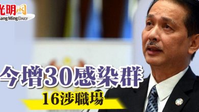 Photo of 今增30感染群 16涉職場
