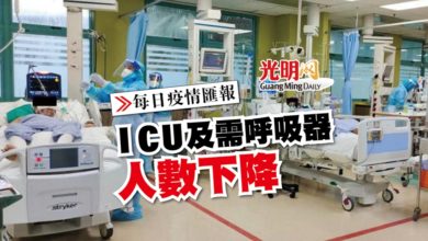 Photo of 【每日疫情匯報】ICU及需呼吸器人數下降