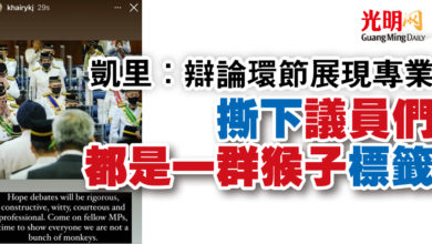 Photo of 凱里：辯論環節展現專業一面  撕下“議員們都是一群猴子”標籤