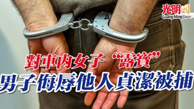 Photo of 對車內女子“露寶”  男子侮辱他人貞潔被捕