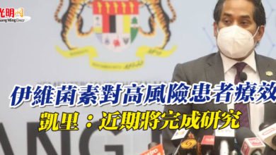 Photo of 伊維菌素對高風險患者療效  凱里：近期將完成研究