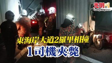 Photo of 東海岸大道2羅里相撞  1司機夾斃