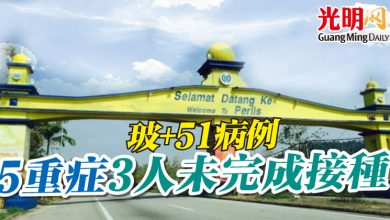 Photo of 玻+51病例 5重症3人未完成接種