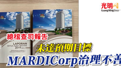Photo of 【總稽查司報告】未達預期目標   MARDICorp治理不善