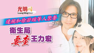 Photo of 違規和徐若瑄等人聚餐 衛生局要查王力宏