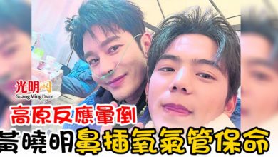 Photo of 高原反應暈倒 黃曉明鼻插氧氣管保命