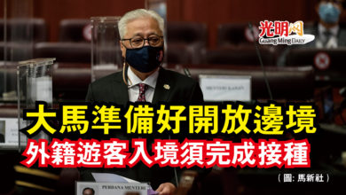 Photo of 大馬準備好開放邊境 外籍遊客入境須完成接種
