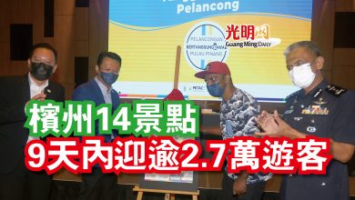 Photo of 檳州14景點 9天內迎逾2.7萬遊客
