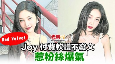 Photo of Red Velvet Joy付費軟體不發文 惹粉絲爆氣