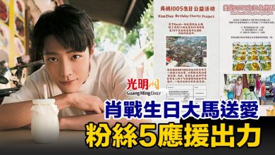 Photo of 肖战生日大馬送愛 粉絲5應援出力