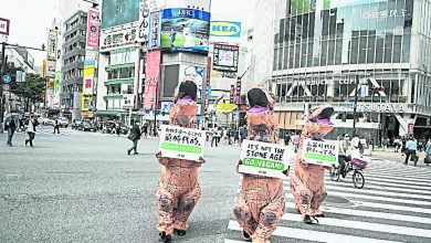 Photo of “暴龍”東京吁吃素救地球