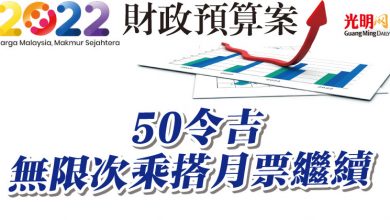Photo of 【2022年財政預算案】  50令吉無限次乘搭月票繼續