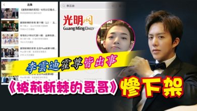 Photo of 李雲迪霍尊皆出事 《披荊斬棘的哥哥》慘下架