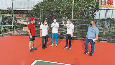 Photo of 孫意志:提早3週 索尼體育館網球場完工