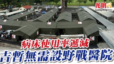 Photo of 病床使用率遞減 吉暫無需設野戰醫院