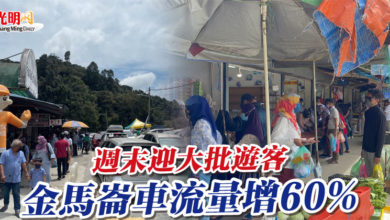 Photo of 週末迎大批遊客 金馬崙車流量增60%