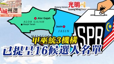 Photo of 【甲州選舉】巫統3機構  已提呈16候選人名單