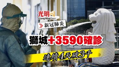 Photo of 【新冠肺炎】獅城+3590確診 連續4天破3千