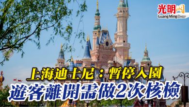 Photo of 上海迪士尼：暫停入園    遊客離開需做2次核檢