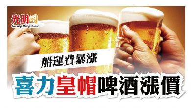 Photo of 船運費暴漲 皇帽喜力啤酒漲價