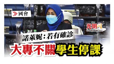 Photo of 【國會】諾萊妮：若有確診 大專不關學生停課