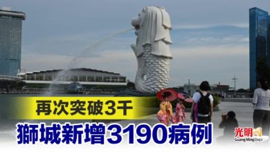 Photo of 再次突破3千 獅城新增3190病例