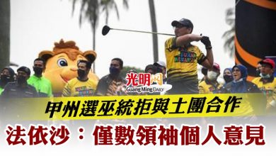 Photo of 甲州選巫統拒與土團合作 法依沙:僅數領袖個人意見
