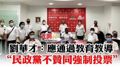 Photo of 劉華才：應通過教育教導  “民政黨不贊同強制投票”