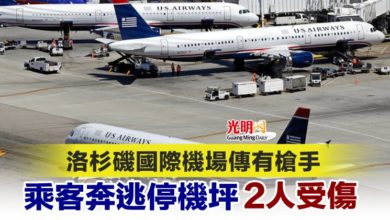 Photo of 洛杉磯國際機場傳有槍手 乘客奔逃停機坪2人受傷