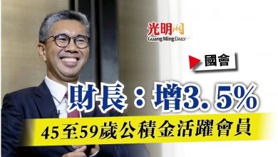 Photo of 【國會】45至59歲公積金活躍會員  財長：增3.5%