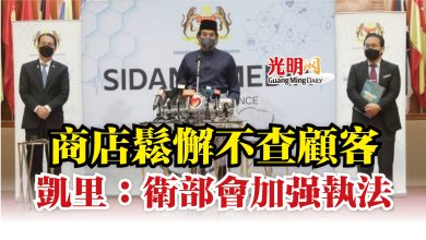 Photo of 商店鬆懈不查顧客  凱里：衛部會加強執法