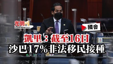 Photo of 凱里：截至16日  沙巴17%非法移民接種