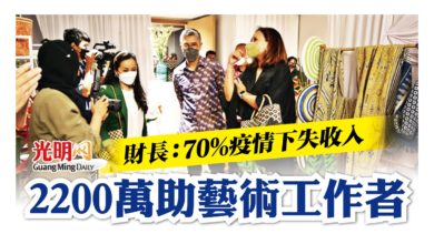 Photo of 財長：70%疫情下失收入 2200萬助藝術工作者