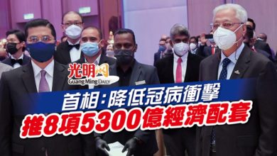 Photo of 首相：降低冠病衝擊 推8項5300億經濟配套