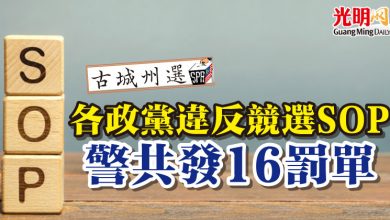 Photo of 【古城州選】各政黨違反競選SOP 警共發16罰單