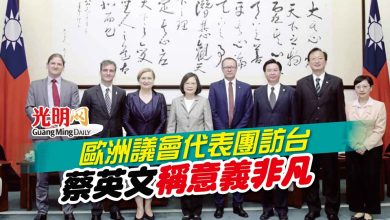 Photo of 歐洲議會代表團訪台 蔡英文稱意義非凡