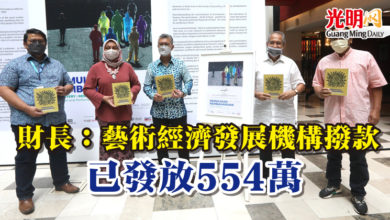 Photo of 財長：藝術經濟發展機構撥款  已發放554萬