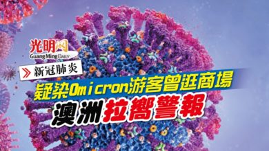 Photo of 【新冠肺炎】疑染Omicron游客曾逛商場 澳洲拉嚮警報