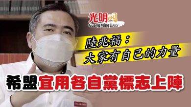 Photo of 陸兆福：大家有自己的力量 希盟宜用各自黨標志上陣