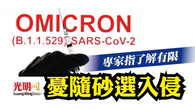 Photo of 林世傑：新病毒了解有限 憂Omicron隨砂選入侵