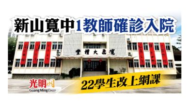 Photo of 新山寬中1教師確診入院 22學生改上網課