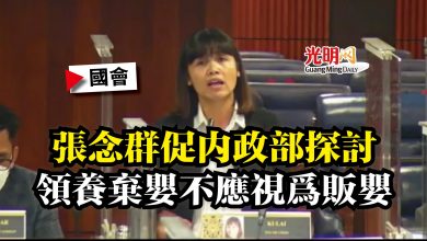 Photo of 【國會】張念群促內政部探討 領養棄嬰不應視為販嬰