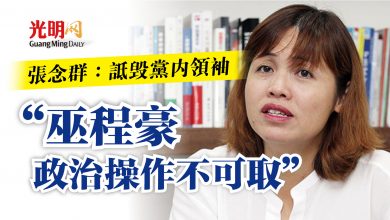 Photo of 張念群：詆毀黨內領袖  “巫程豪政治操作不可取”