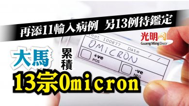 Photo of 再添11輸入病例 另13宗待鑑定 大馬累積13宗Omicron